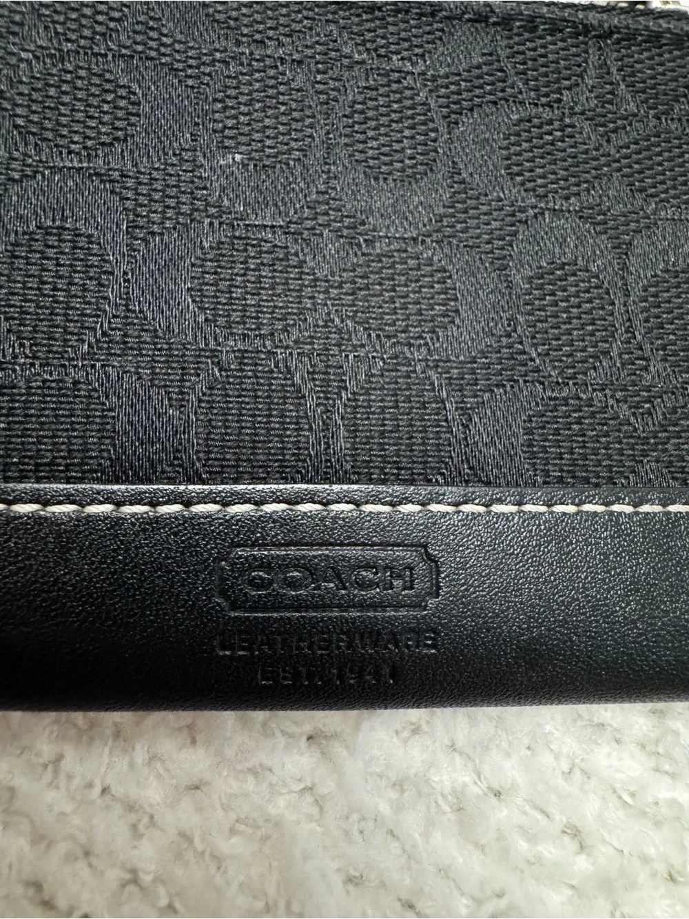 Coach Mini C black Case